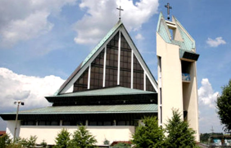 Atak na kościół w Andrychowie